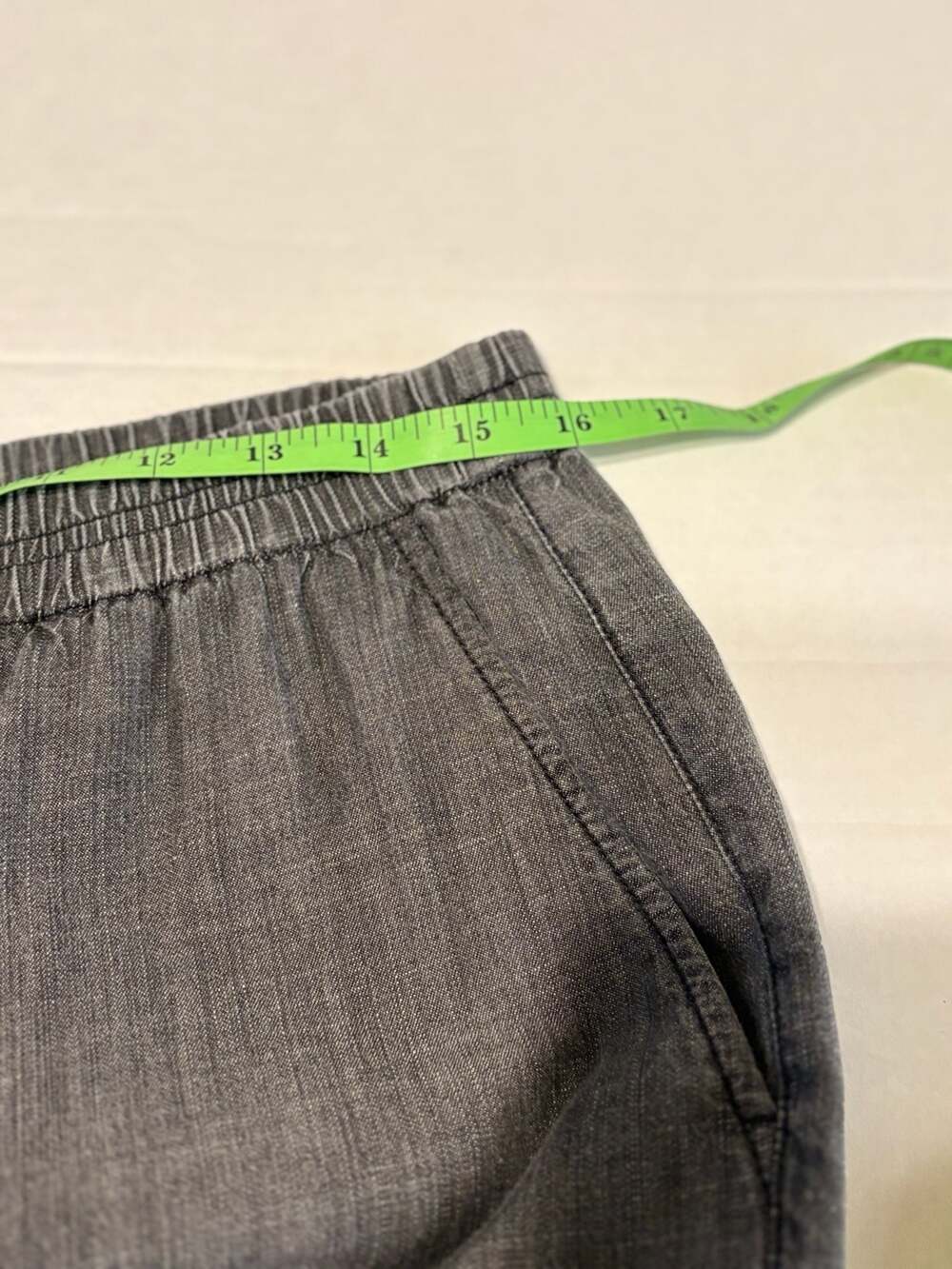 Eileen Fisher Tencel Lyocell & Organic Cotton Elastic Waist Ankle Pants #1348 - Picture 3 of 7